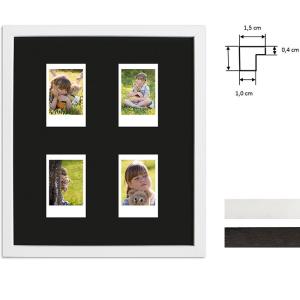 Billedramme til 4 polaroidbilleder - Type Instax Mini