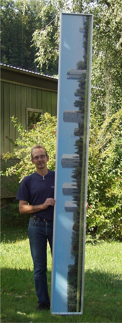 Panoramaformat i XXL med en aluramme