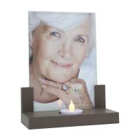 Billerrammer med stearinlys