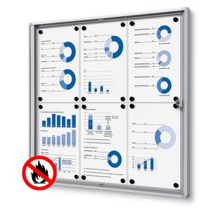 Showcase med brandbeskyttelse