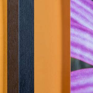 Billedramme med dobbelt glasplade