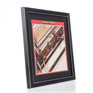 Træramme Moulins til vinylplader med cover