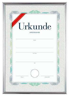 Kunststoframme til diplomer af Artvera