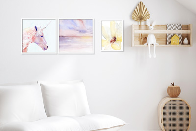 Billedrammer til børneværelset