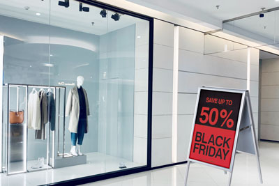 Reklame med gadeskilt