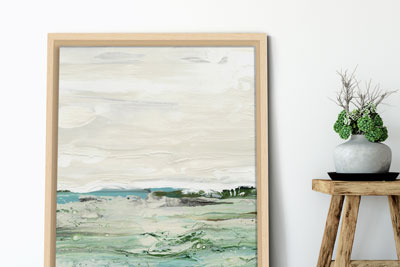 Skyggefugerammer er ideelle til lærredsbilleder