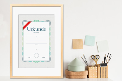 Billedramme til diplomer