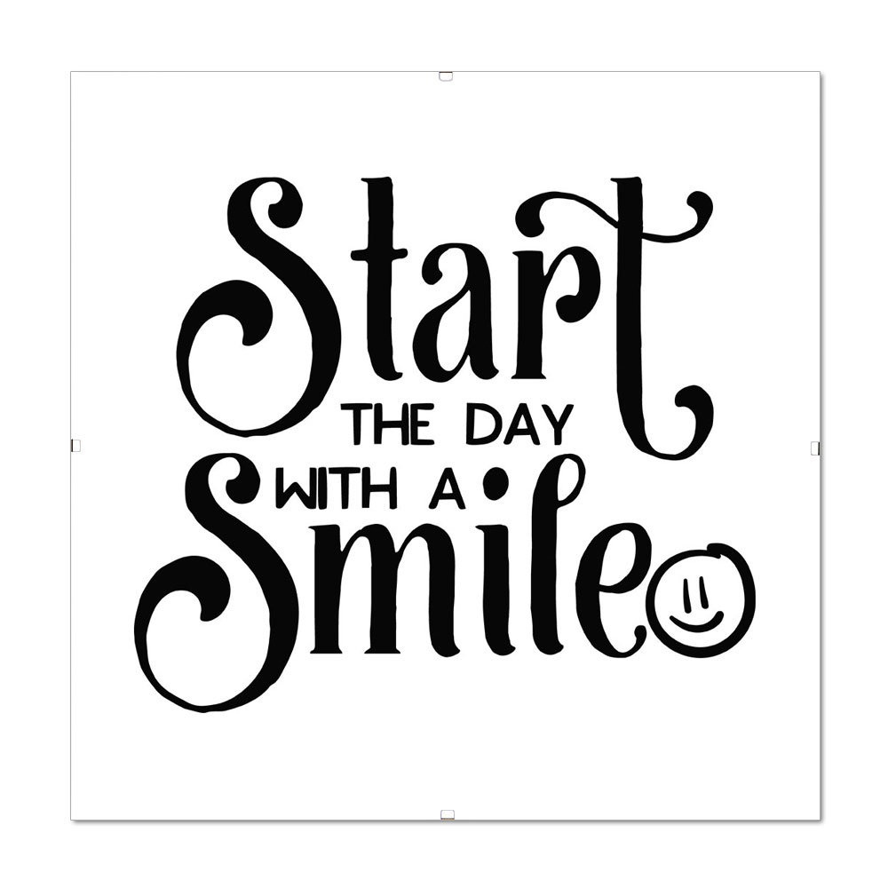 Start dagen med et smil,
